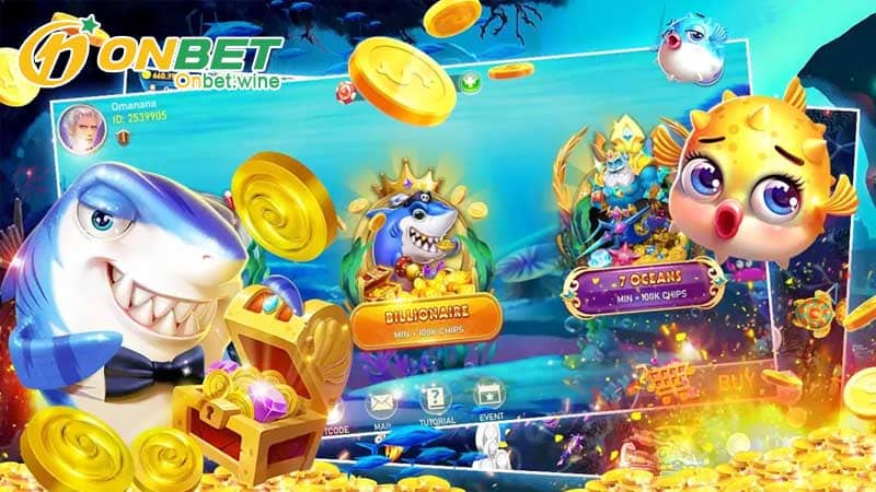 Bắn cá Lucky Fishing đồ hoạ nổi bật